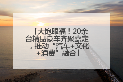 大饱眼福！20余台精品豪车齐聚嘉定，推动“汽车+文化+消费”融合